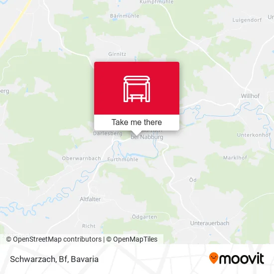 Карта Schwarzach, Bf