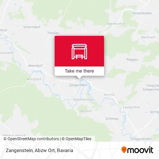 Карта Zangenstein, Abzw Ort