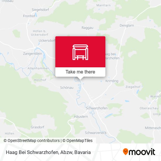 Haag Bei Schwarzhofen, Abzw map