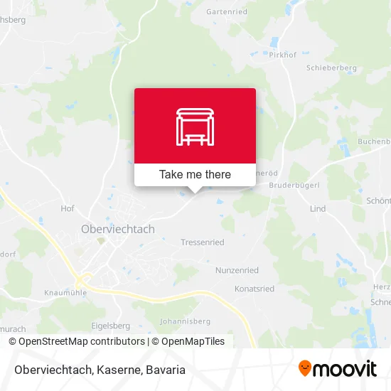 Карта Oberviechtach, Kaserne