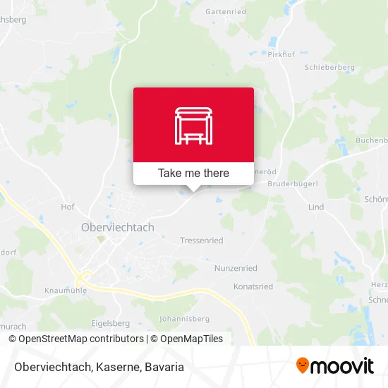 Карта Oberviechtach, Kaserne