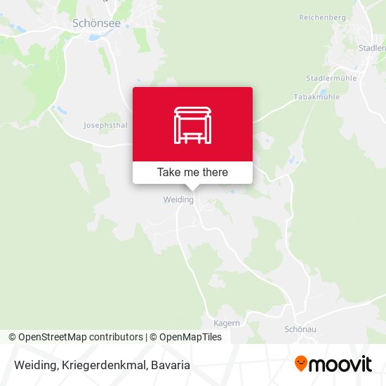 Карта Weiding, Kriegerdenkmal