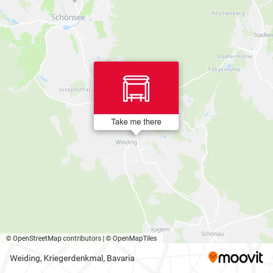 Карта Weiding, Kriegerdenkmal