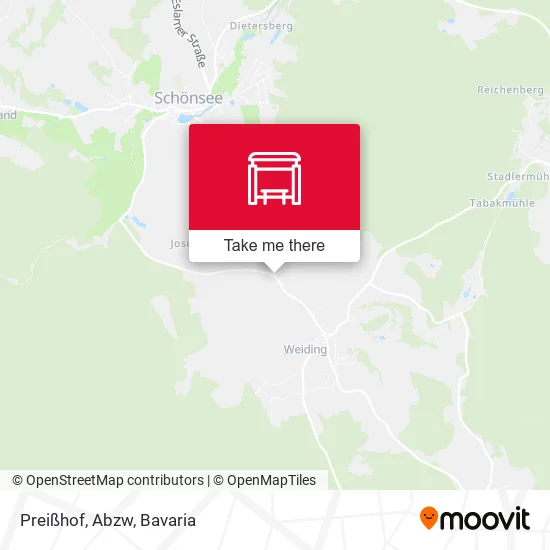 Карта Preißhof, Abzw