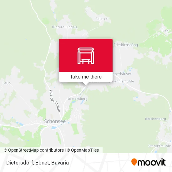 Карта Dietersdorf, Ebnet