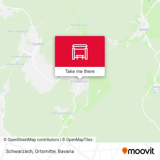 Schwarzach, Ortsmitte map