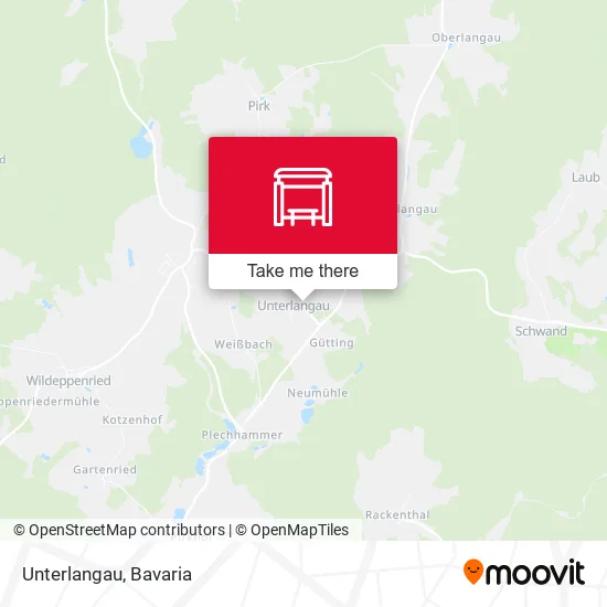 Карта Unterlangau