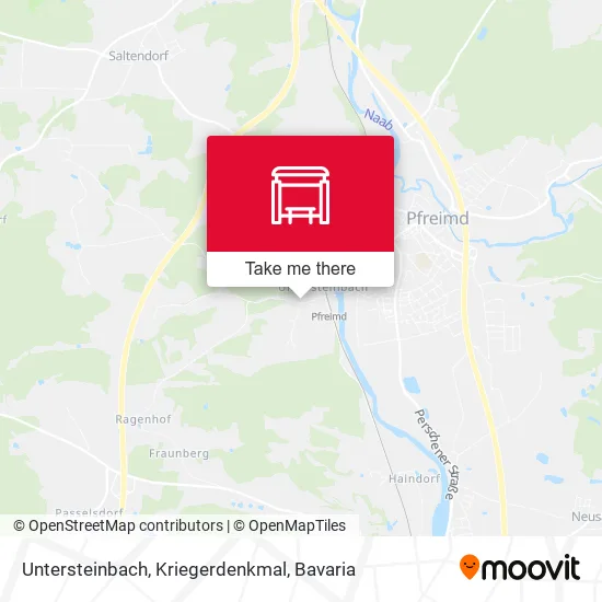 Карта Untersteinbach, Kriegerdenkmal