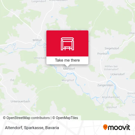 Altendorf, Sparkasse map