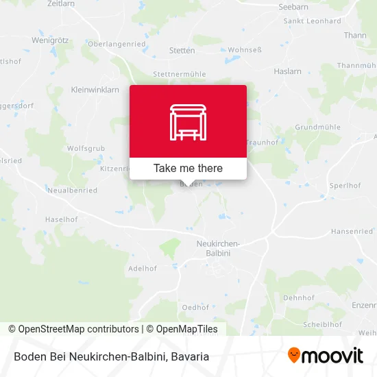 Boden Bei Neukirchen-Balbini map