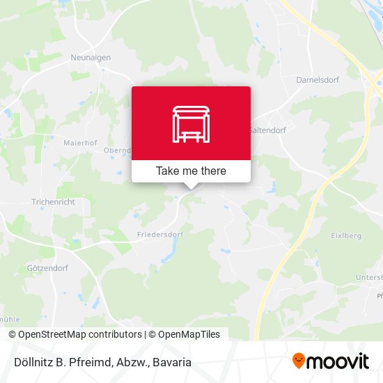 Карта Döllnitz B. Pfreimd, Abzw.