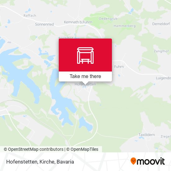 Hofenstetten, Kirche map