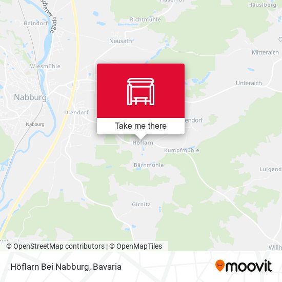 Höflarn Bei Nabburg map