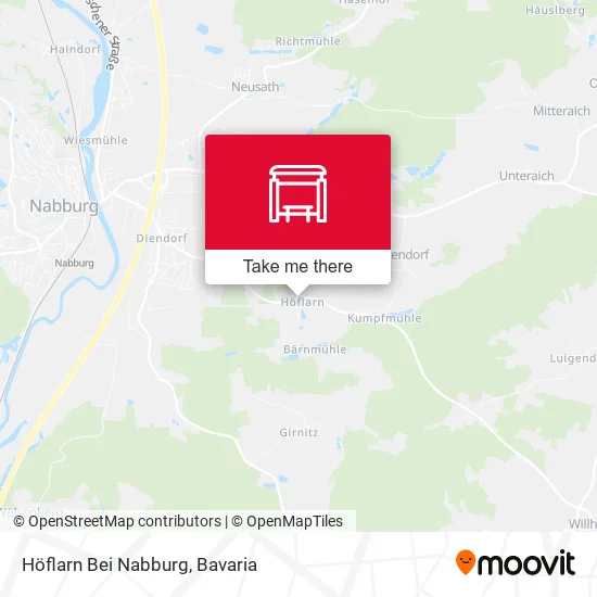 Карта Höflarn Bei Nabburg