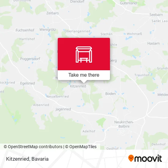 Карта Kitzenried