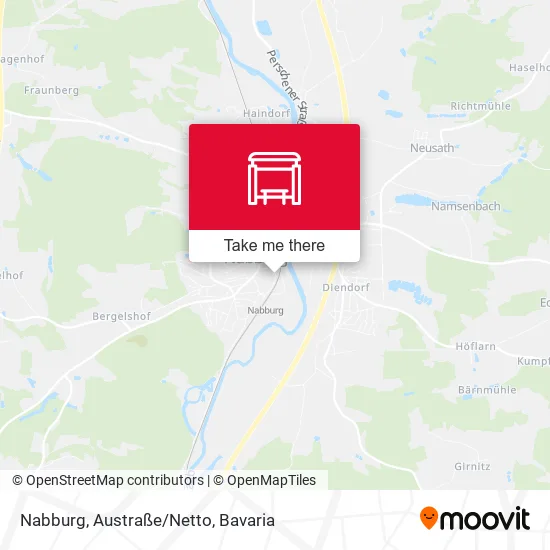 Карта Nabburg, Austraße/Netto