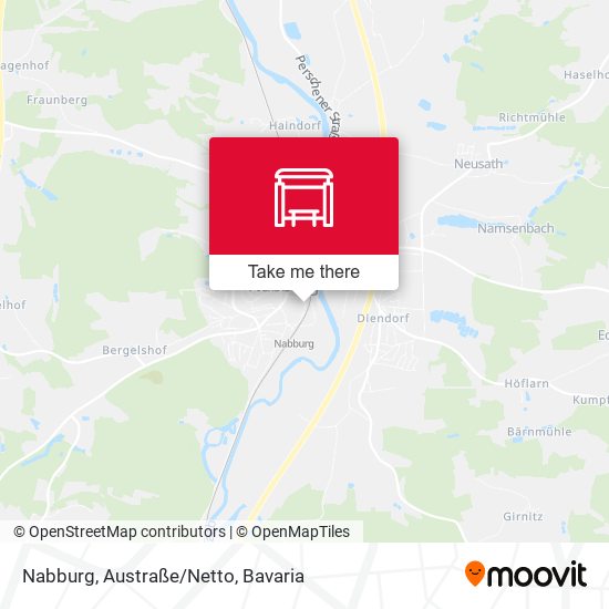 Nabburg, Austraße/Netto map