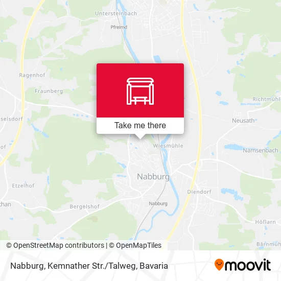 Карта Nabburg, Kemnather Str./Talweg