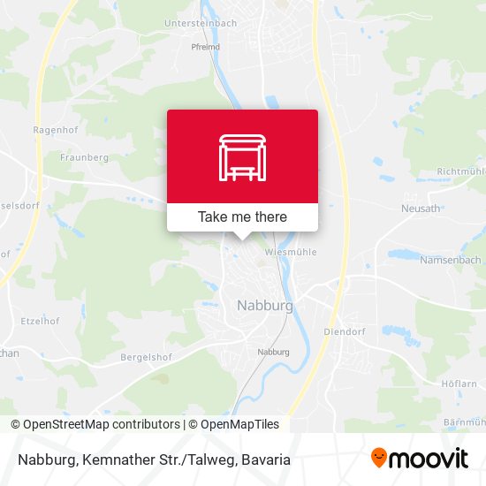Nabburg, Kemnather Str./Talweg map
