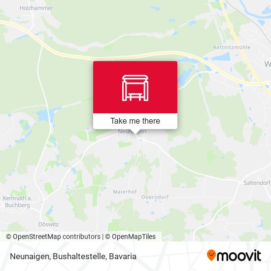 Neunaigen, Bushaltestelle map