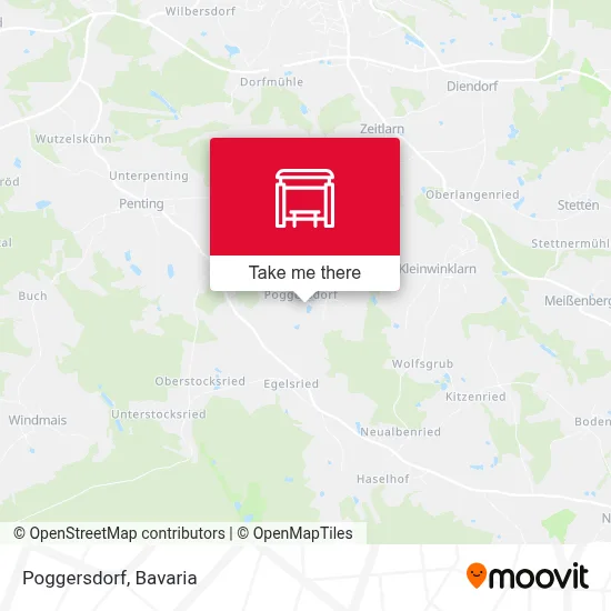 Poggersdorf map