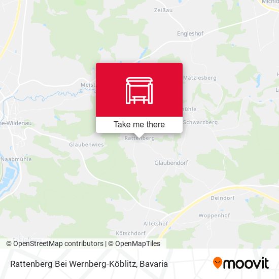 Rattenberg Bei Wernberg-Köblitz map
