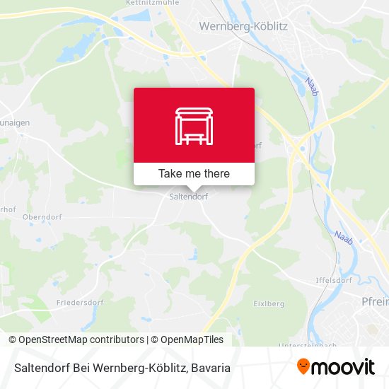 Saltendorf Bei Wernberg-Köblitz map