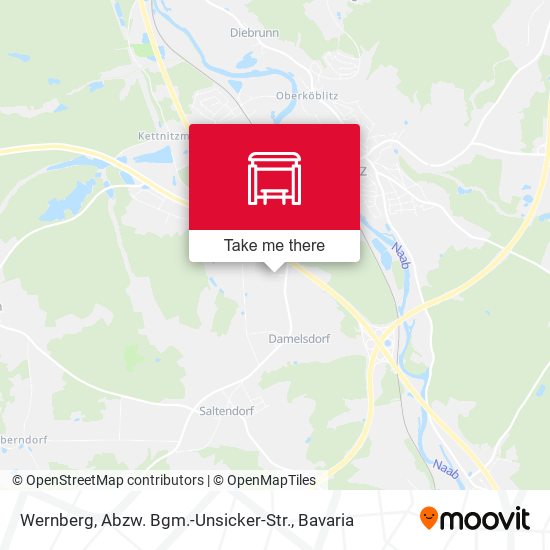 Wernberg, Abzw. Bgm.-Unsicker-Str. map