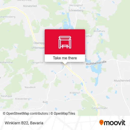 Winklarn B22 map