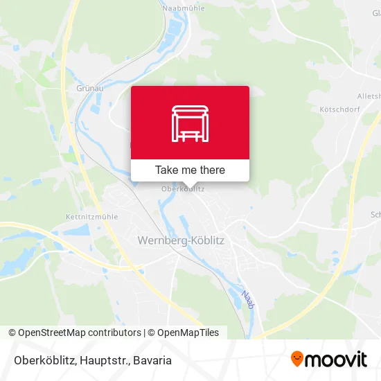 Карта Oberköblitz, Hauptstr.