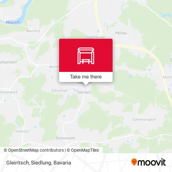 Карта Gleiritsch, Siedlung