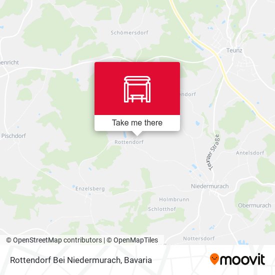 Rottendorf Bei Niedermurach map