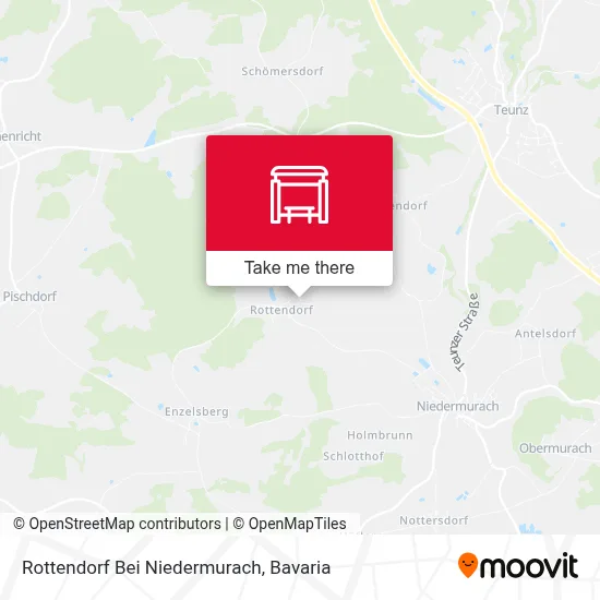 Rottendorf Bei Niedermurach map