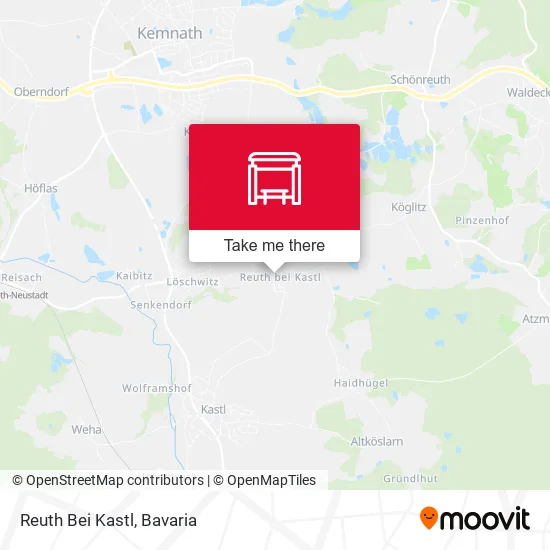 Карта Reuth Bei Kastl