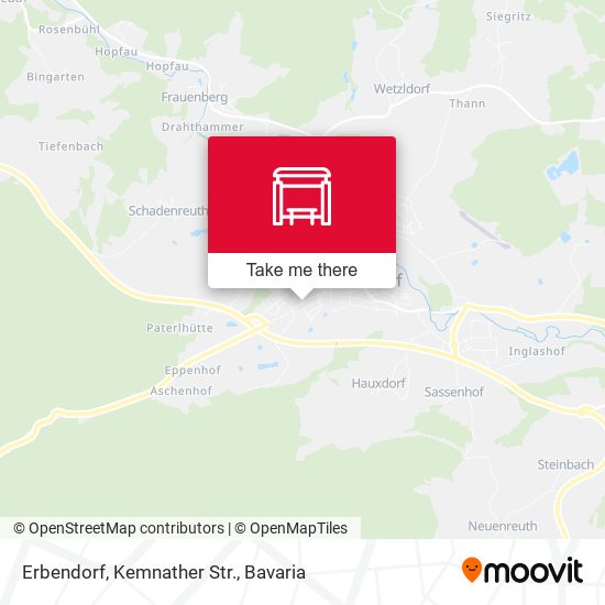 Erbendorf, Kemnather Str. map