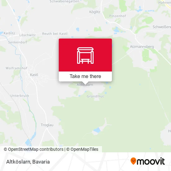 Карта Altköslarn