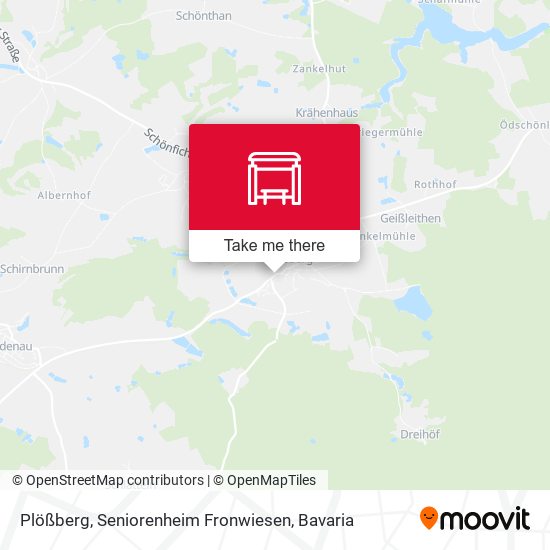 Plößberg, Seniorenheim Fronwiesen map