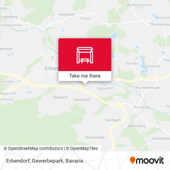 Erbendorf, Gewerbepark map
