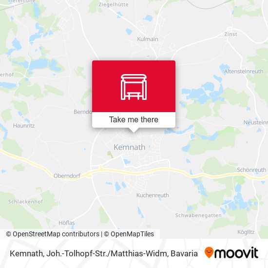 Kemnath, Joh.-Tolhopf-Str. / Matthias-Widm map