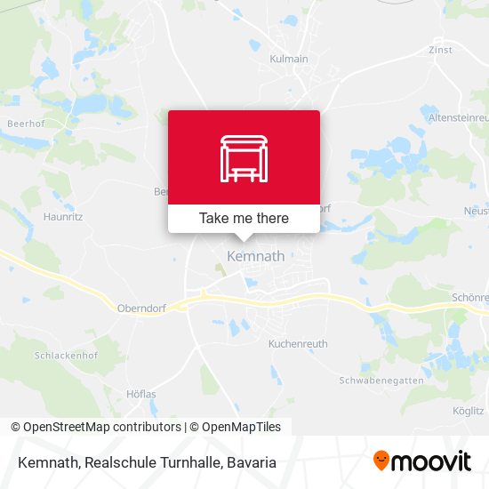 Kemnath, Realschule Turnhalle map