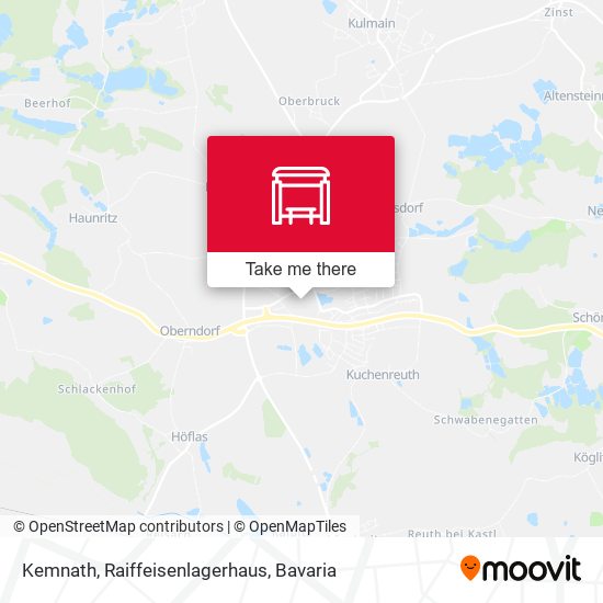 Kemnath, Raiffeisenlagerhaus map