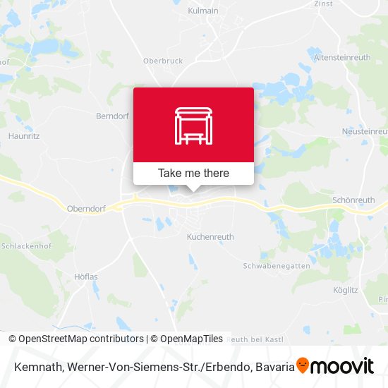 Kemnath, Werner-Von-Siemens-Str. / Erbendo map