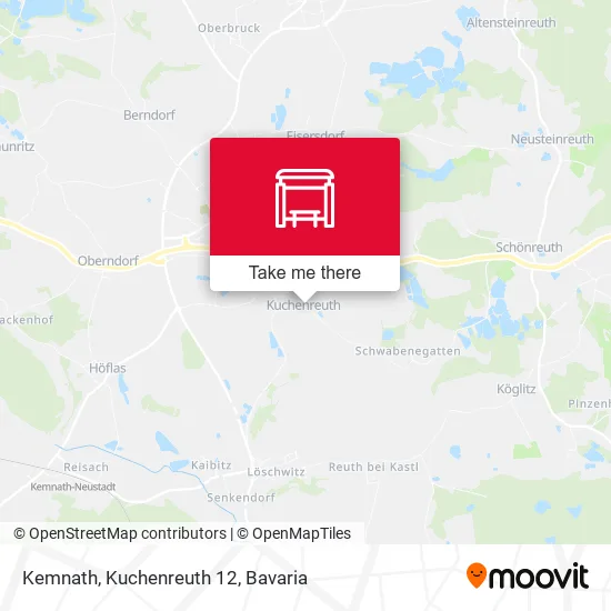 Карта Kemnath, Kuchenreuth 12