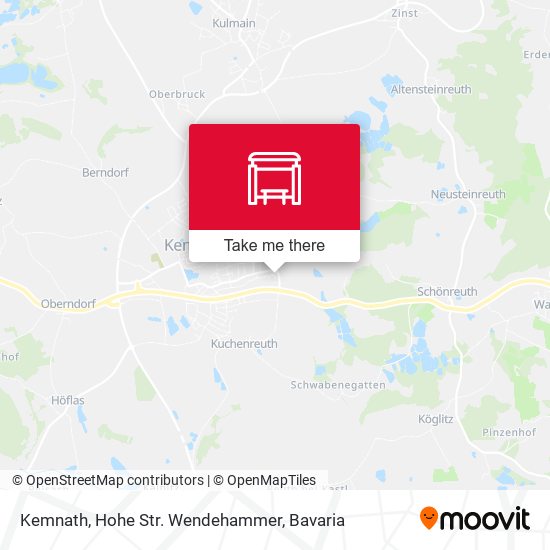 Kemnath, Hohe Str. Wendehammer map
