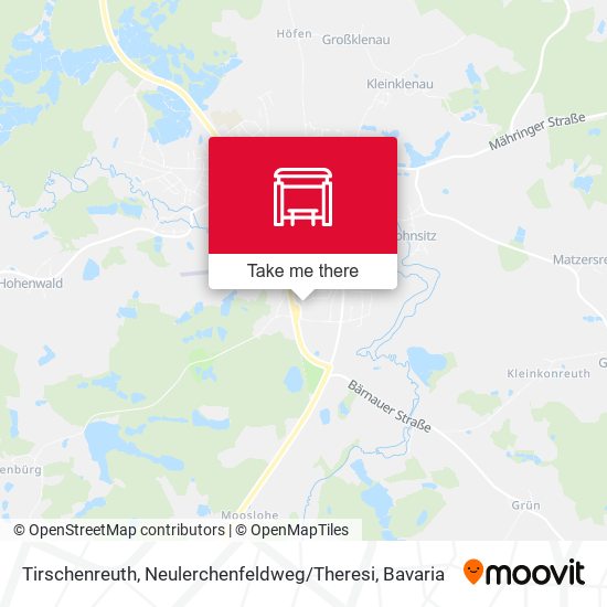 Tirschenreuth, Neulerchenfeldweg / Theresi map