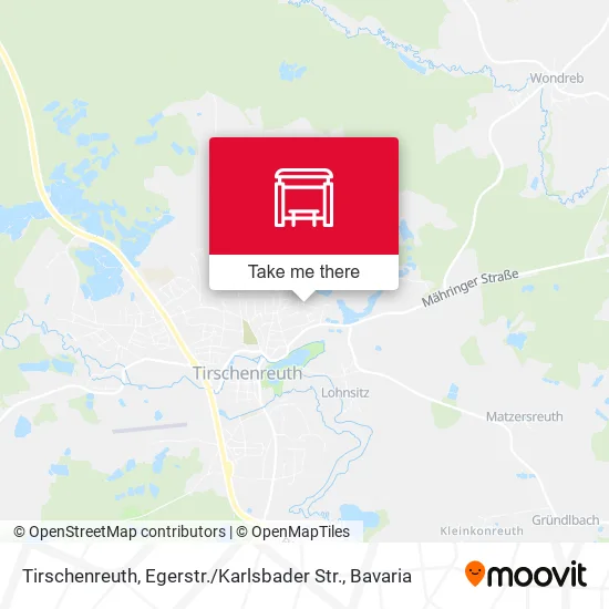 Карта Tirschenreuth, Egerstr. / Karlsbader Str.