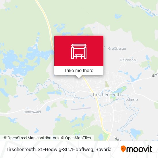 Tirschenreuth, St.-Hedwig-Str. / Höpflweg map
