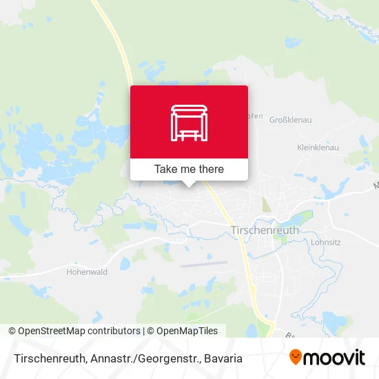 Карта Tirschenreuth, Annastr. / Georgenstr.