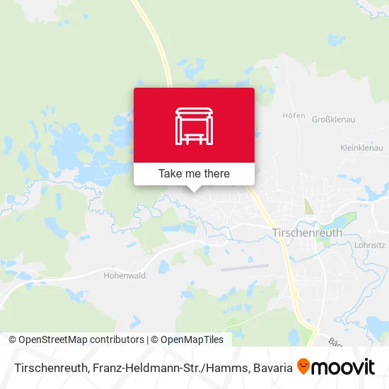 Карта Tirschenreuth, Franz-Heldmann-Str. / Hamms