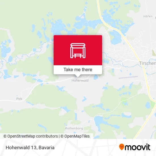 Карта Hohenwald 13